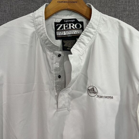 Zero Restriction Golf Outerwear Lightweight Golfing Vest Point O'Woods MI Men M - Picture 2 of 13